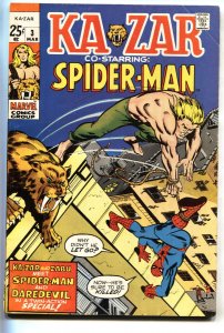 KA-ZAR #3-Romita-SPIDER-MAN-Comic book-Marvel 1970 VG+