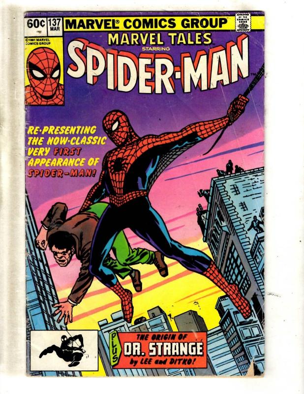 Marvel Tales # 137 VG Marvel Comic Book Amazing Fantasy # 15 Reprint Spider JL10