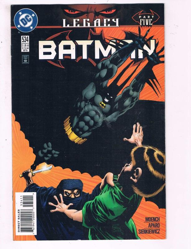 Batman #534 VF DC Comics Legacy Pt.5 Comic Book Moench 1995 DE11