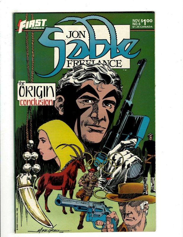 12 Jon Sable Freelance First Comics # 1 2 3 4 5 6 7 8 9 10 11 12 Spy Thrill HG4