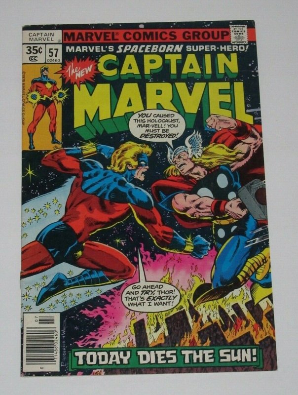 Captain Marvel #57 Thor Appearance 1978 Marvel Comics VF/NM