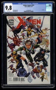 X-Men: Legacy #275 CGC NM/M 9.8 White Pages