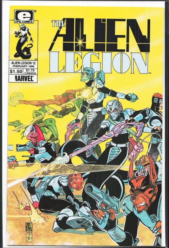 Alien Legion #12 (1986) Alien Legion