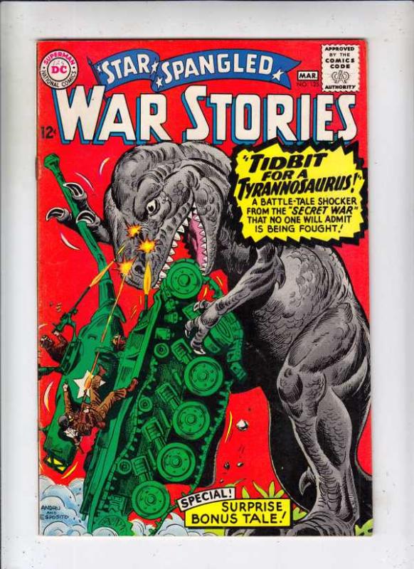 Star Spangled War Stories #125 (Mar-66) VG+ Affordable-Grade Dinosaur