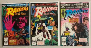 Raiders of the Lost Ark set #1-3 direct 3 diff 6.0 (1981)