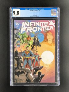 Infinite Frontier #0 (2021) CGC 9.8 White Pages Wraparound Cover