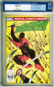 Daredevil #189 (1982) CGC 9.6! sticker on back of slab