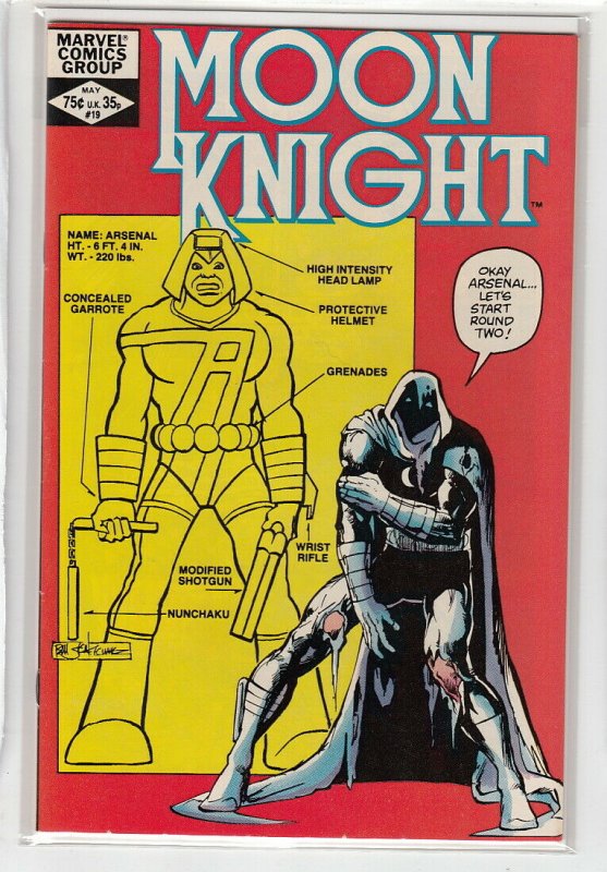 MOON KNIGHT (1980 MARVEL) #19 FN A14466