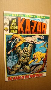 ASTONISHING TALES 13 KA ZAR ZABU VS MAN-THING 3RD APPEARANCE 1972