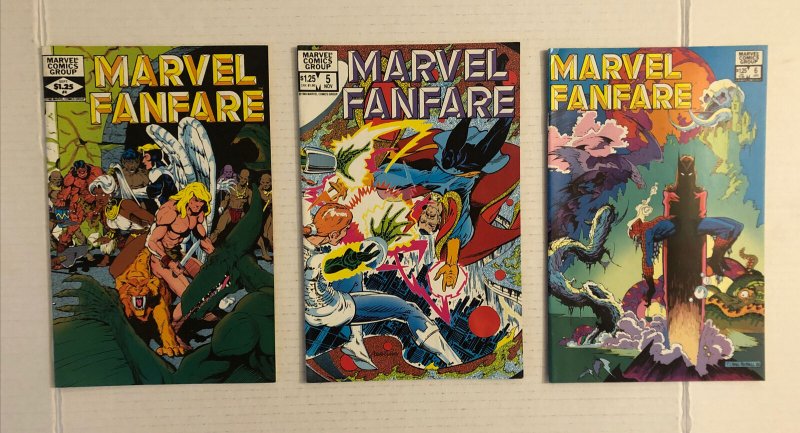Marvel Fanfare #1 2 3 4 5 6 7 8 & 9 Lot Of 9