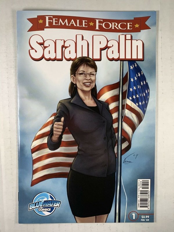 Female Force Sarah Palin #1 VF/NM 3rd Print Blue Water Comics C30F