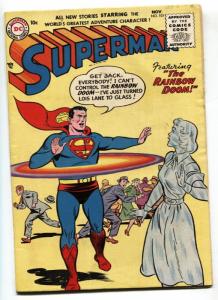 Superman #101 1955-Rainbow Doom-DC comic book FN-