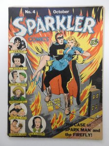 Sparkler Comics #4 (1941) Solid VG- Condition!