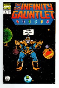 The Infinity Gauntlet #1 2 3 4 5 & 6 Complete Set - 1991 - VF/NM-NM 