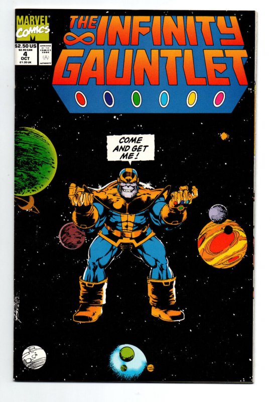 The Infinity Gauntlet #1 2 3 4 5 & 6 Complete Set - 1991 - VF/NM-NM 