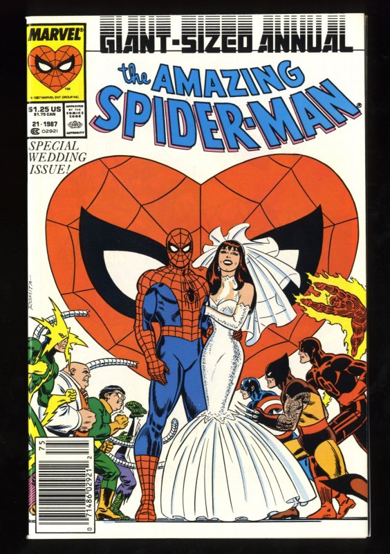 Amazing Spider-Man Annual #21 NM 9.4 Newsstand Variant