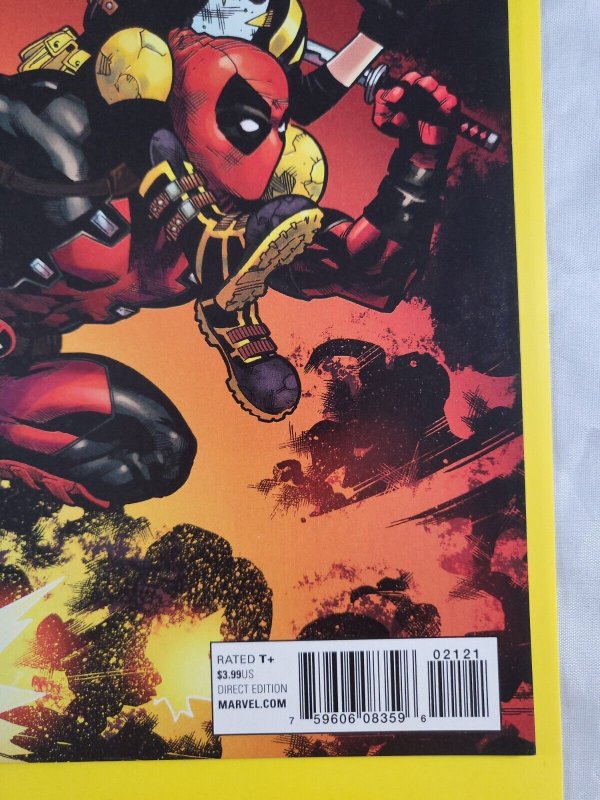 All-New Wolverine #21 Leonard Kirk 1:10 Deadpool Variant 2017 Marvel Comics