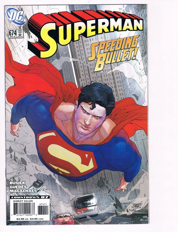 Superman # 674 DC Comic Books Hi-Res Scans Modern Age Awesome Issue WOW!!!!!! S3