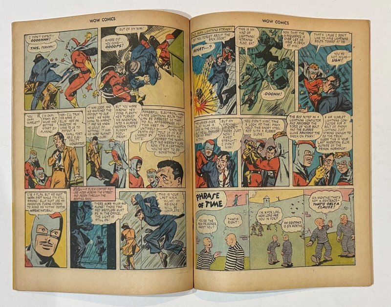 (1946) WOW Comics #49 Classic MARY MARVEL Golden Age Cover