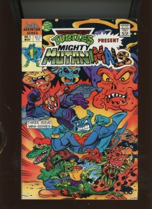 (1991) Mighty Mutanimals #1: OF A THREE-ISSUE MINI-SERIES (7.5/8.0)