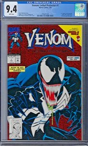 Venom: Lethal Protector # 1 Red Foil Cover Marvel CGC 9.4 Spider-Man