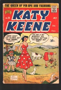 Katy Keene #29  1956 - Archie  -VG- - Comic Book
