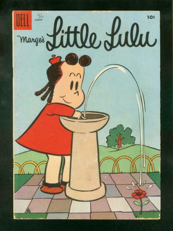 MARGE'S LITTLE LULU #86 1955-GAG COVER-DELL COMICS G/VG