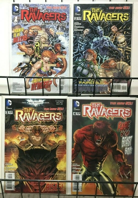 THE RAVAGERS - DC - 4 ISSUES #1-4 - 2012 - VF