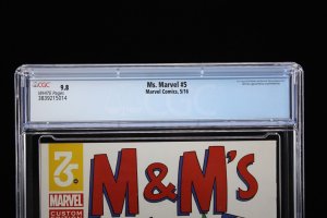 Ms. Marvel #5 - David Lopez Cover / Nico Leon Art (CGC 9.8) 2016