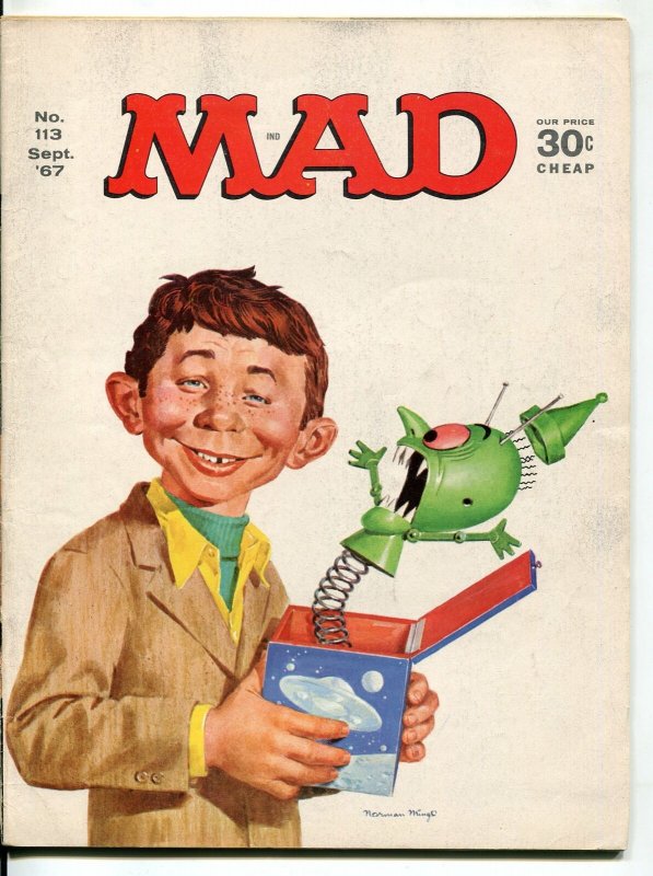 MAD Magazine #113 1967-Mingo-Jaffee-Drucker-Cooker-FN