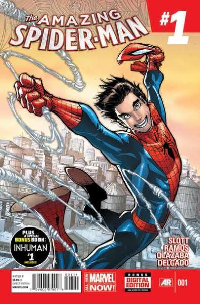 Amazing Spider-Man (2014 series) #1, NM + (Stock photo)