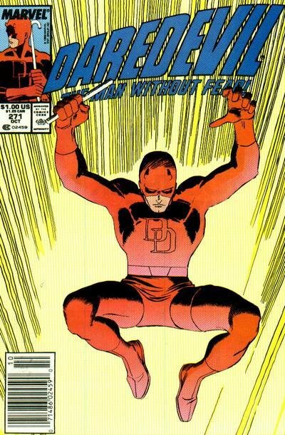 Daredevil #271 (Newsstand) FN ; Marvel | John Romita Jr