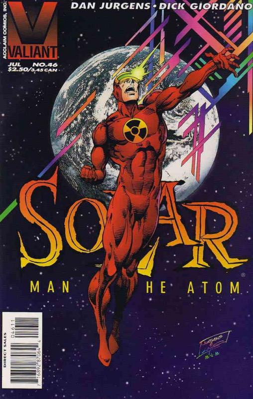 Solar, Man of the Atom #46 VF ; Valiant | Dan Jurgens