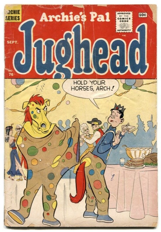 Archie's Pal Jughead #76 1961- pantomime horse cover- G