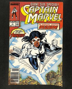 Captain Marvel (1989) #1 Giant-Size Special 1st Monica Rambeau Solo!