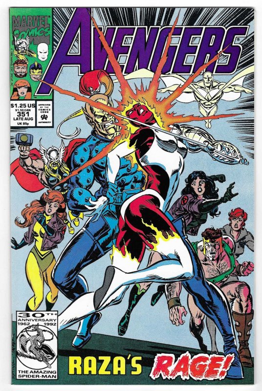The Avengers #351 Direct Edition (1992)