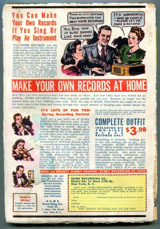 Detective Novels December 1939- Candid Camera Kid- Shipwreck Murders VG-