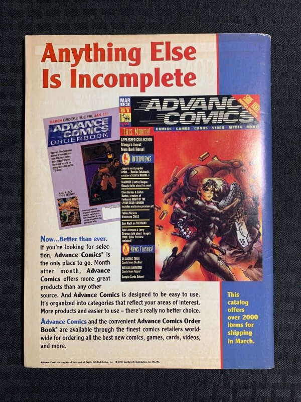 1993 COMICS VALUES MONTHLY Magazine #80 VG+ 4.5 Youngblood with Liefeld Poster