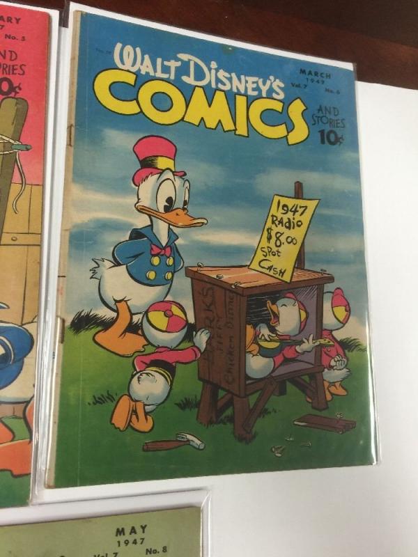 Walt Disney's Comics And Stories 76 (3.5) 77 (4.5) 78 (4.0) 79 (3.0) 80 (4.0)