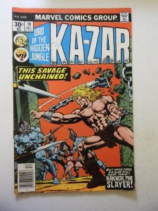 Ka-Zar #19 (1976) FN Condition