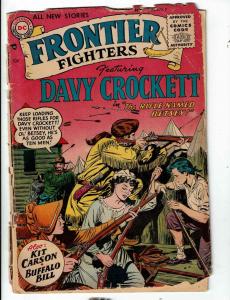 Frontier Fighters # 2 VG- DC Comic Book Davy Crocket Rifle Named Betsey JL1