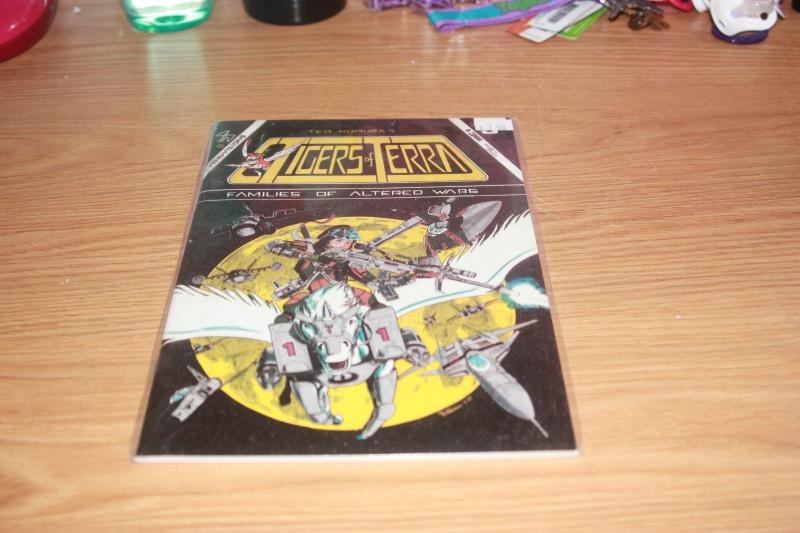  tigers of terra comic # 3 1986  mind visions manga anime  WAR RARE HTF