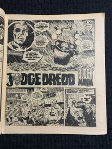 1981 Dec 26 2000 A.D. JUDGE DREDD #244 VG+ 4.5 Brian Bolland / Tharg Pinup