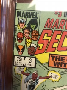 Marvel Super Heroes Secret Wars (1984) #3 (CGC 9.8 WP) 1st App Of Titania