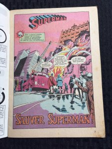 1973 SUPERMAN BATMAN & ROBIN French Comic #58 VG- 3.5 Irv Norvick