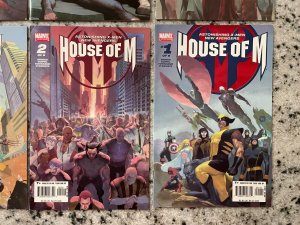 House Of M Marvel Comics LTD Series #1 2 3 4 5 6 7 8 Sketchbook & Day After J911