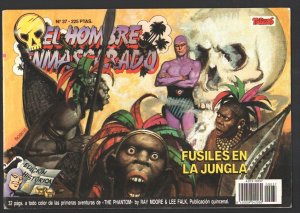 EL Hombre Enmascarado #37 1988-Colosus-Magazine format-Color interior-Spanish...