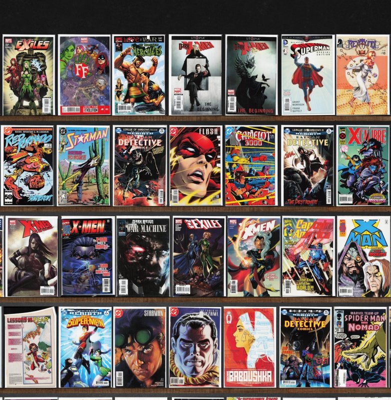 Huge Lot 150+ Comics with Captain America, Ultimate X-Men, Exiles & More!