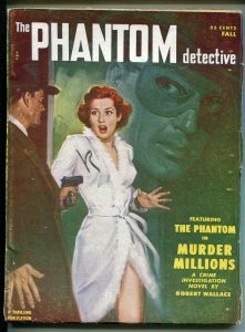 Phantom Detective Fall 1951-Thrilling-hero pulp-crime-mystery- Robert Wallace-VG