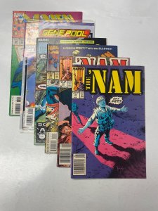 6 MARVEL comic books Classic #89 Gun #1 Stalk #12 Spider #10 Nam #17 33 51 KM15